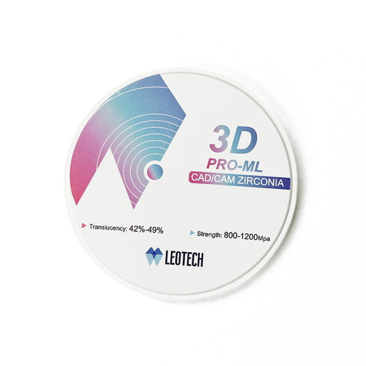 LeoTech dental lab material multilayer zirconia disc 3d pro dental zirconia block